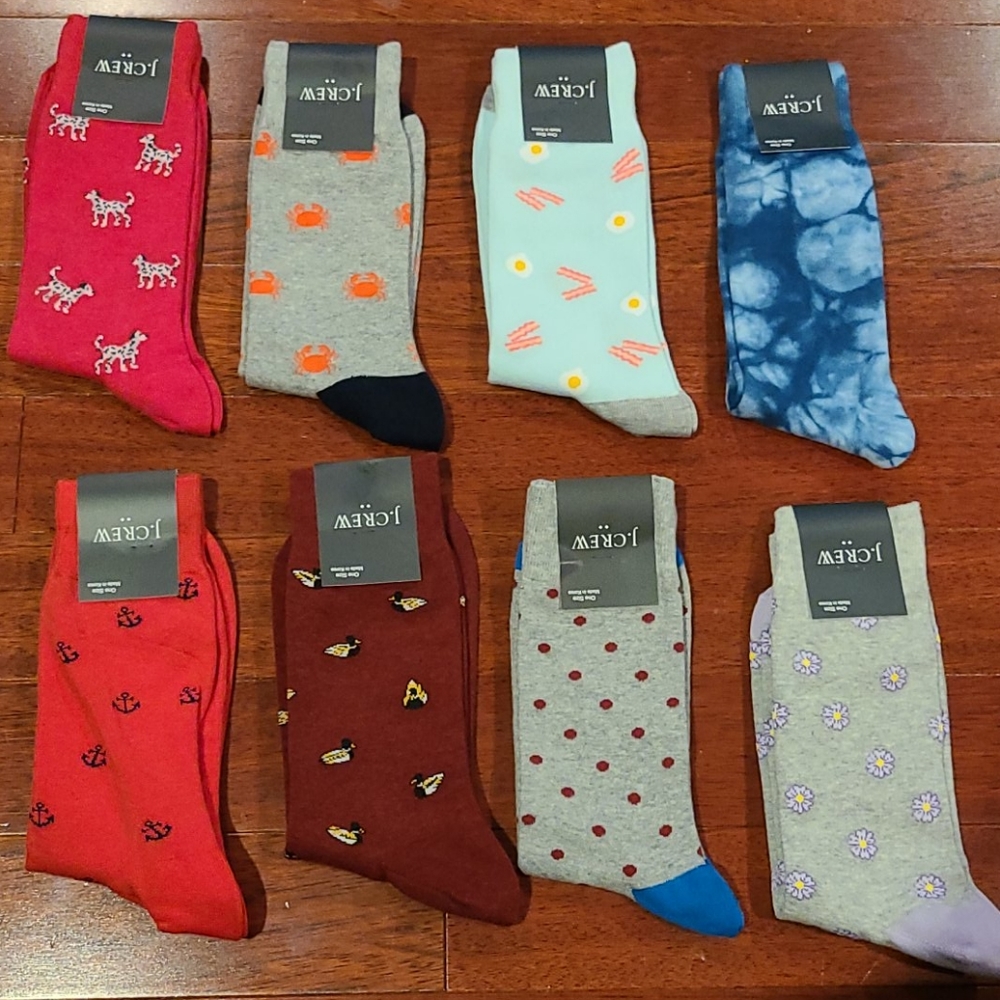 J.Crew Factory 8 sock bundle